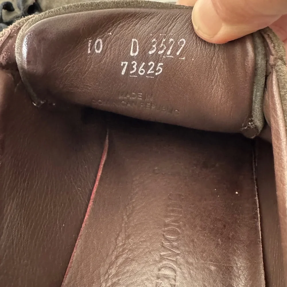 Allen Edmonds Courtside Lace-up‎ Sneaker Grey Suede Size 10